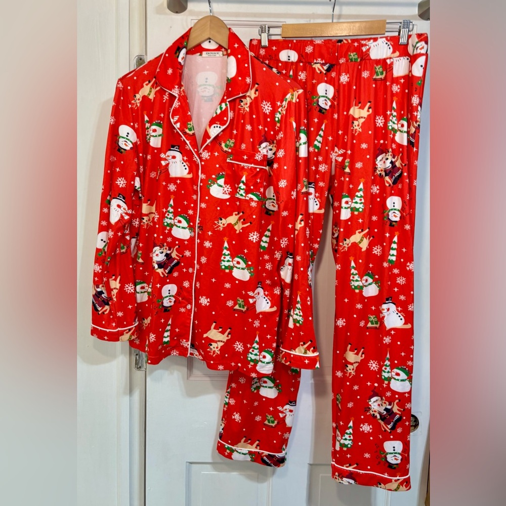 Cozy Up this Christmas with Ekouaer Women's Pajamas Large - Picture 2 of 14
